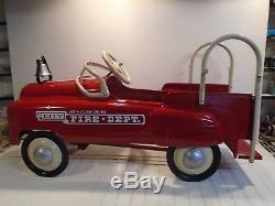 jet flow drive fire truck pedal car