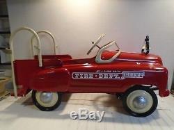 jet flow drive fire truck pedal car