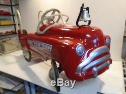 jet flow drive fire truck pedal car