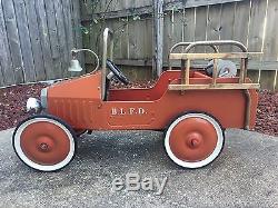 buddy l pedal fire truck