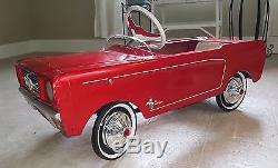 reproduction mustang pedal car