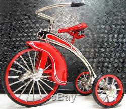 1930s Tricycle Pedal Car Vintage Red Metal Collector READ FULL DESCRIPTION PAGE