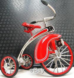 1930s Tricycle Pedal Car Vintage Red Metal Collector READ FULL DESCRIPTION PAGE