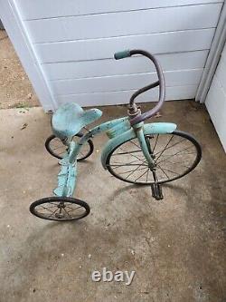 1940's vintage Art Deco antique tricycle