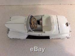 1940s Ford Pedal Car Model White Vintage Classic Metal Bank WithKey