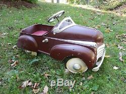 1940s Murray Steelcraft Chrysler Pedal Car Original Antique Vintage