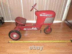 1950's Murray Trac Pedal Car /tractor Vintage Chain Drive Turbo Original Works