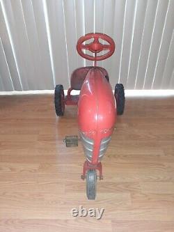 1950's Murray Trac Pedal Car /tractor Vintage Chain Drive Turbo Original Works