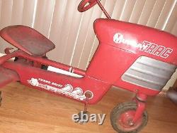 1950's Murray Trac Pedal Car /tractor Vintage Chain Drive Turbo Original Works