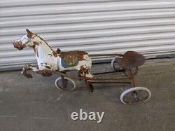 1950's Triang Horse Pedal Car Pegasus Tricycle Antique