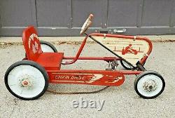 1950s AMF Scat Car Junior Pedal Car Racer Chain Drive Vintage 50s