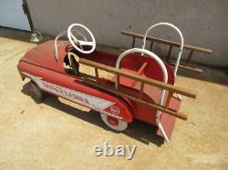 1950s Vintage AMF Fire truck Hook & Ladder 1950s Peddle Car
