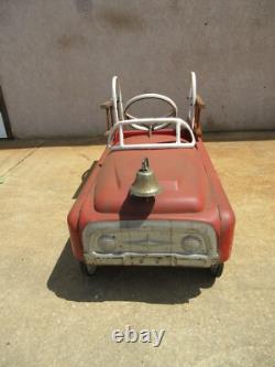1950s Vintage AMF Fire truck Hook & Ladder 1950s Peddle Car