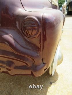 1950s Vintage Murray SAD FACE Wrecker Tow Truck Peddle Car