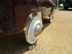1950s Vintage Murray SAD FACE Wrecker Tow Truck Peddle Car