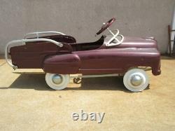 1950s Vintage Murray SAD FACE Wrecker Tow Truck Peddle Car