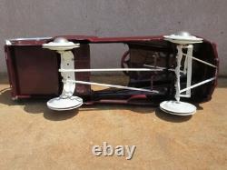 1950s Vintage Murray SAD FACE Wrecker Tow Truck Peddle Car