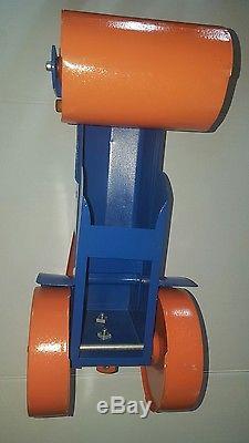 1950s Vintage Tru-Matic Road Roller kids riding Toy fully restored