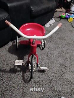 1950s trike red with white Wheels old vintage bike kept in really good condition