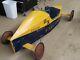 1954 VINTAGE SOAP BOX DERBY CAR CARLSON PHARMACY FALCONER NEW YORK with LICENSE