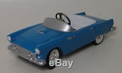 1956 Ford Thunderbird Pedal Car A Vintage Hot T Rod Midget Metal Show Model 1955