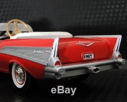 1957 Chevy Pedal Car Vintage BelAir Metal Collector Rare READ FULL DESCRIPTION
