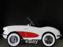 1959 Chevy Pedal Car Vintage Corvette Sport Metal Collector -NOT a Ride On