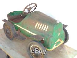 1960 Garton Tin Lizzie Pressed steel Vintage Pedal Car unrestored barn find