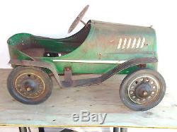 1960 Garton Tin Lizzie Pressed steel Vintage Pedal Car unrestored barn find