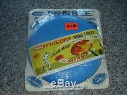 1960'S ORIGINAL, VINTAGE, NEVER USED, WHAM-O FRISBEE FLYING SAUCER NO. 132 Blue