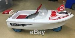 1960's Murray Jolly Rogers pedal car boat with original motor vintage