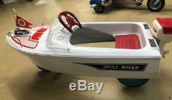 1960's Murray Jolly Rogers pedal car boat with original motor vintage