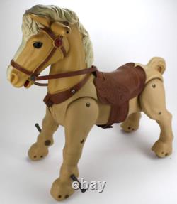 1960's Vintage Marx Marvel the Mustang Ride On Toy Galloping Horse Saddle