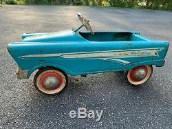 1960's Vintage Murray Holiday Pedal Car Original Blue