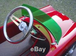 1960s Vintage TOYOTA CORONA PEDAL CAR F1500 Deluxe Tin Plate withOriginal Box Rare