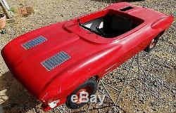1963 Barry Toycraft Corvette GM Promo Battery Power Vintage Sting Ray No Reserve