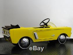 1965 Mustang Ford Pedal Car A Vintage Metal Show GT Hot T Rod Midget Model