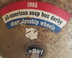 1965 Soap Box Derby Official Wheels And Axles Soapbox Tires Vintage