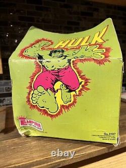 1970S VINTAGE THE INCREDIBLE HULK SIREN BY EMPIRE MARVEL With BOX NEVER USED