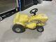 1970's Vintage Plastic Marx Tractor Mower Ride On Toy
