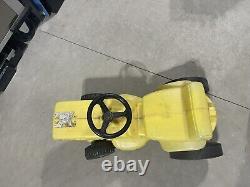 1970's Vintage Plastic Marx Tractor Mower Ride On Toy