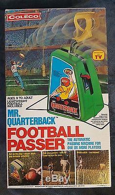 1977 Coleco Mr. Quarterback Football Passer Complete Vintage Toy Never Used