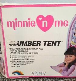1980s Minnie'n Me Slumber Tent Kids Playhouse ERO Rare Complete with Manual VTG