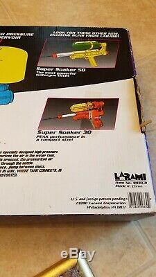 1990 ORIGINAL Super Soaker 100 Pump Water Gun in box Rare Vintage