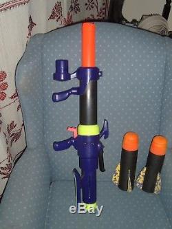1994 Vintage Mattel Ultimator foam missile launcher, Aviva Sports 2 missiles