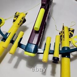 1995 Nerf Crossbow Vintage Purple With Original Darts Tested Working See Pics