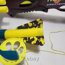 1995 Nerf Crossbow Vintage Purple With Original Darts Tested Working See Pics