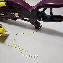 1995 Nerf Crossbow Vintage Purple With Original Darts Tested Working See Pics