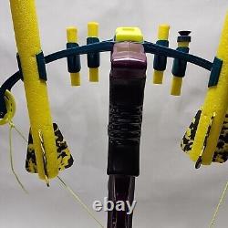 1995 Nerf Crossbow Vintage Purple With Original Darts Tested Working See Pics