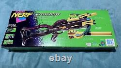1995 Nerf Crossbow Vintage With Box, Darts, Arrows, Arms, String, Barely Used